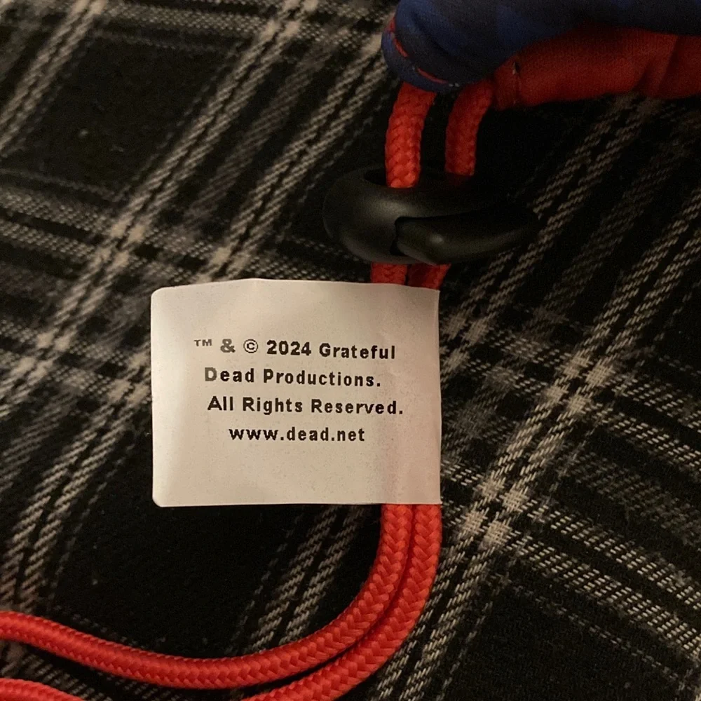 Grateful Dead Drawstring Pouch & Sticker - Picture 3 of 4